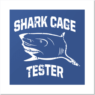 Be A Shark Cage Tester 2 Posters and Art